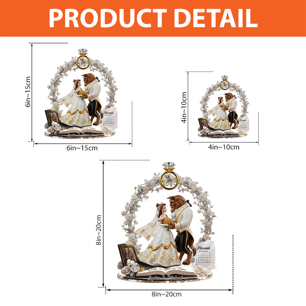 Tale As Old As Time - Personalized Mouse Custom Shaped Acrylic Plaque