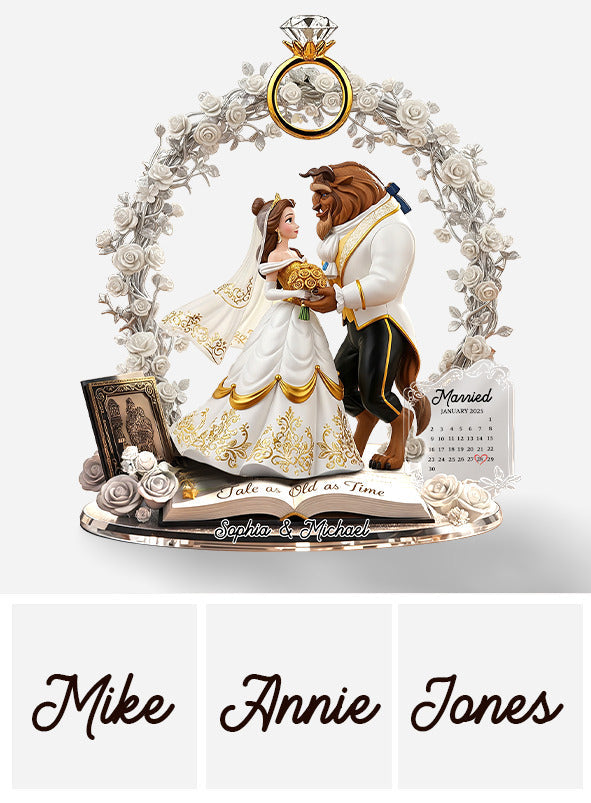Tale As Old As Time - Personalized Mouse Custom Shaped Acrylic Plaque