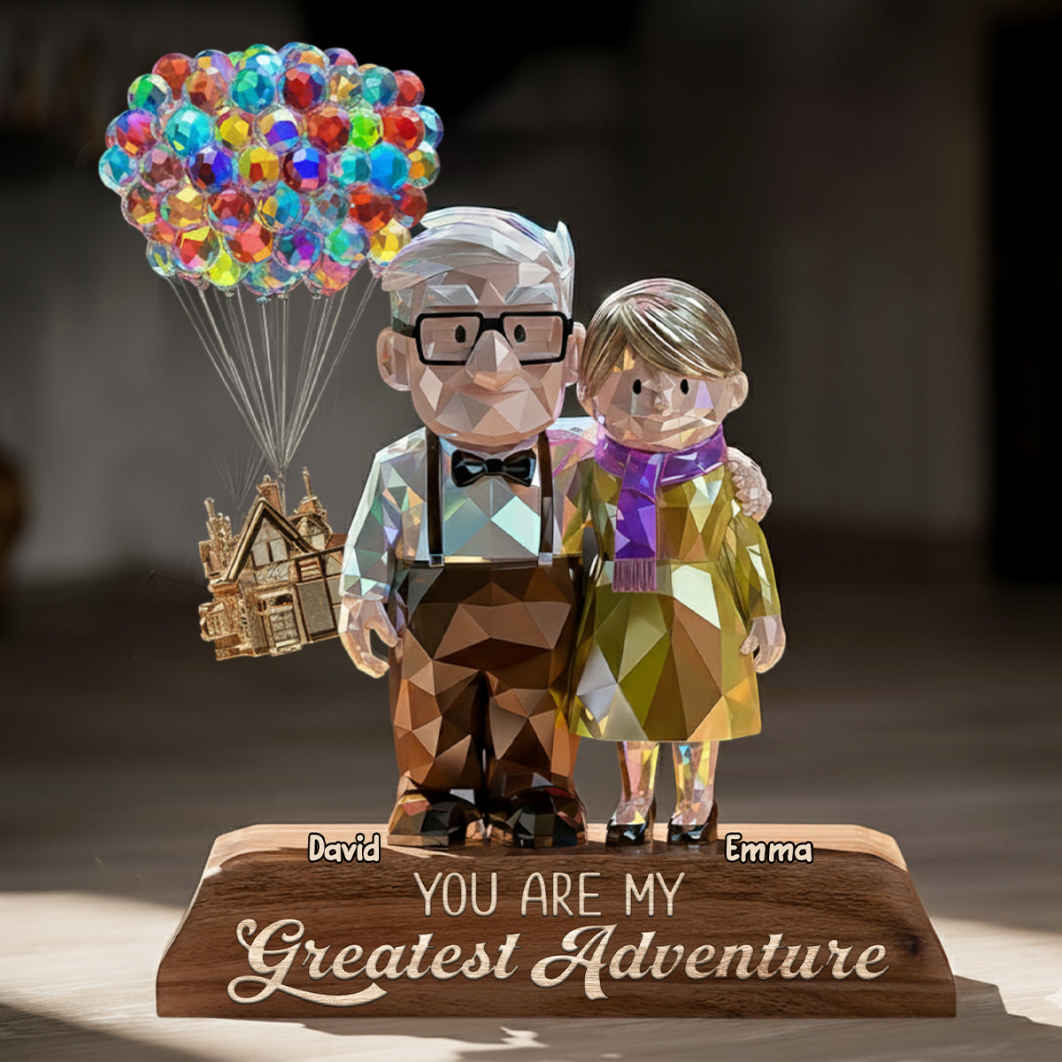 You Are My Greatest Adventure - Personalized Mouse Custom Shaped Acrylic Plaque