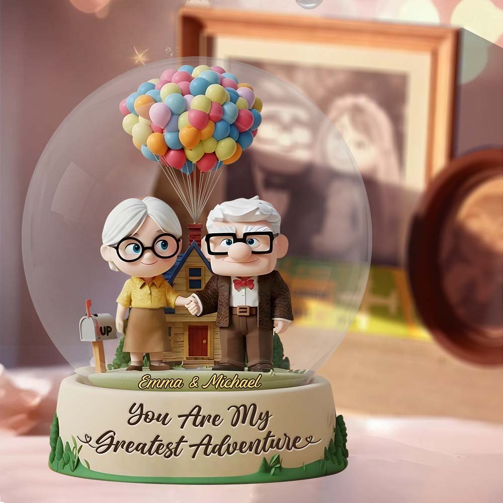 You Are My Greatest Adventure - Personalized Couple Custom Shaped Acrylic Plaque