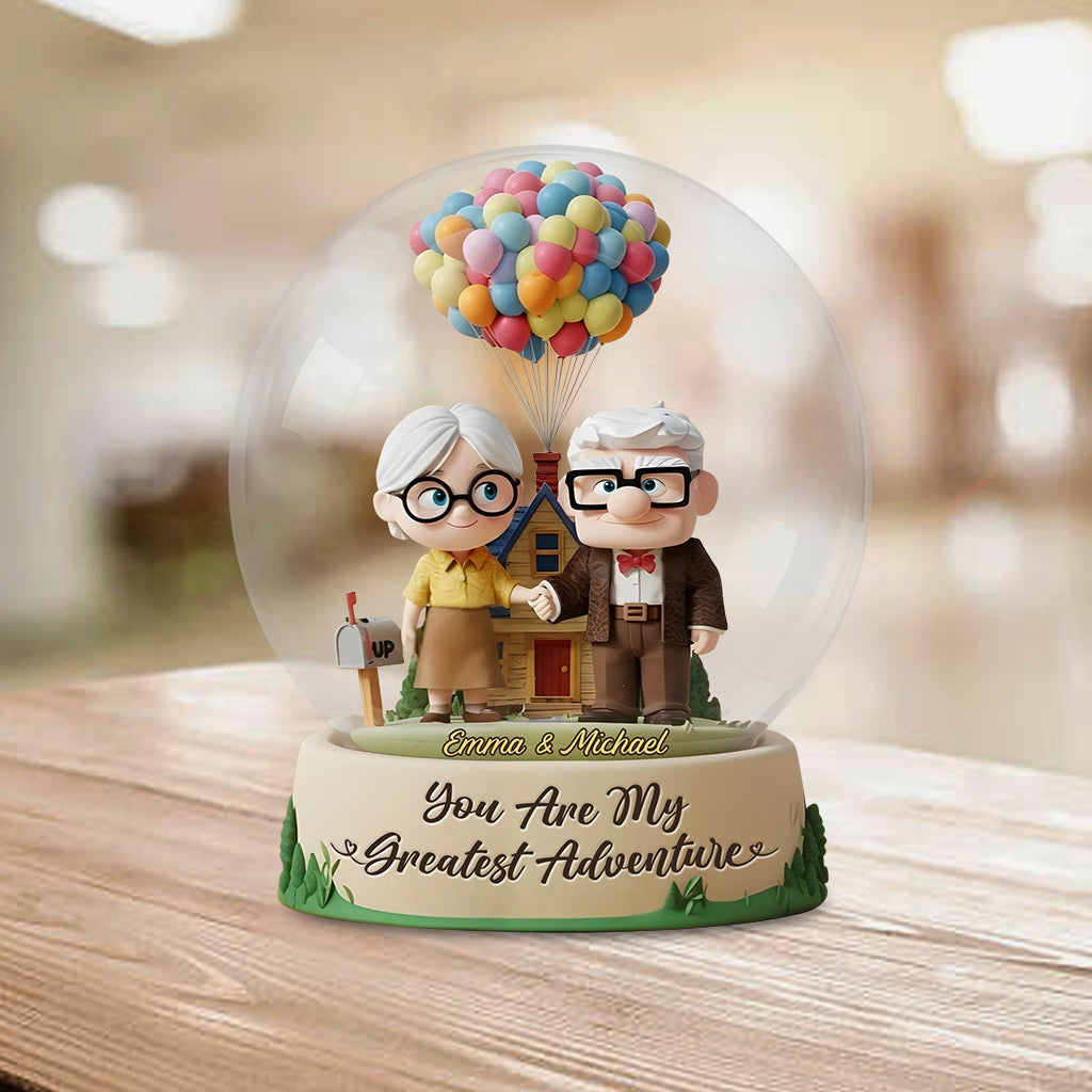 You Are My Greatest Adventure - Personalized Couple Custom Shaped Acrylic Plaque