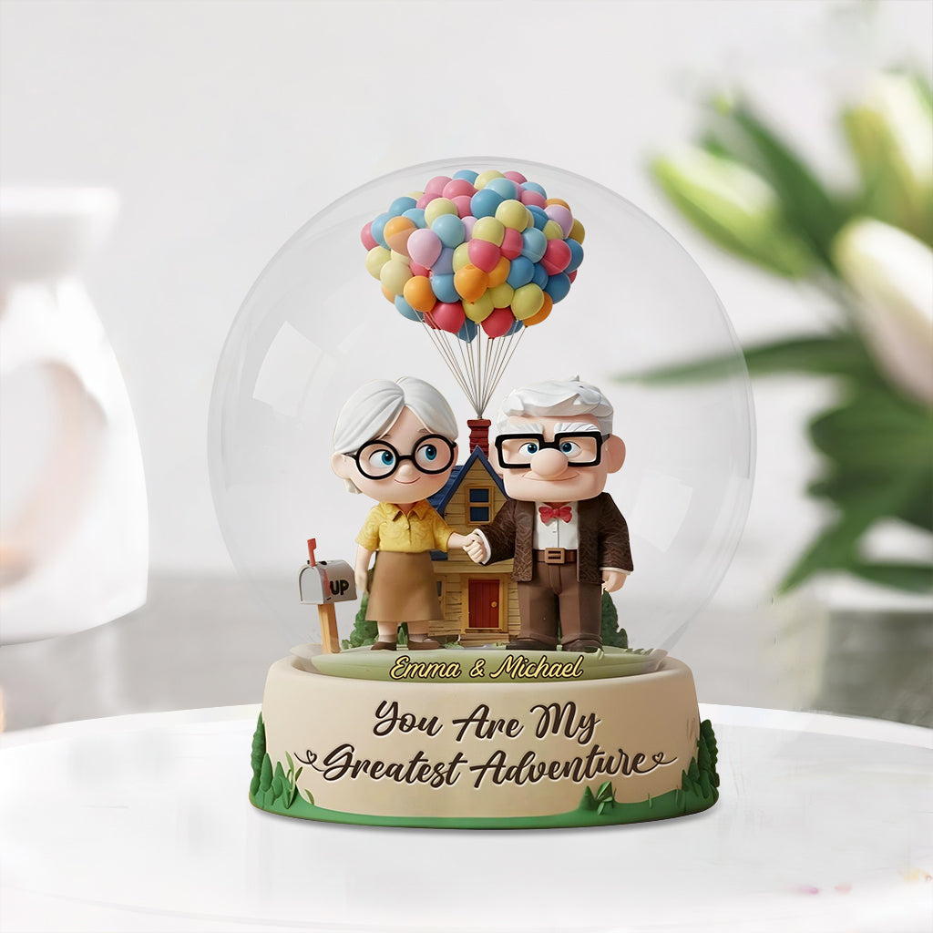 You Are My Greatest Adventure - Personalized Couple Custom Shaped Acrylic Plaque