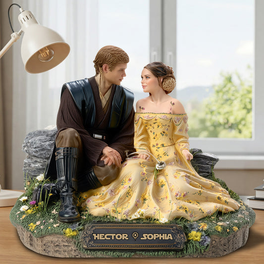 Together, You & I Can Rule The Galaxy - Personalized The Force Custom Shaped Acrylic Plaque