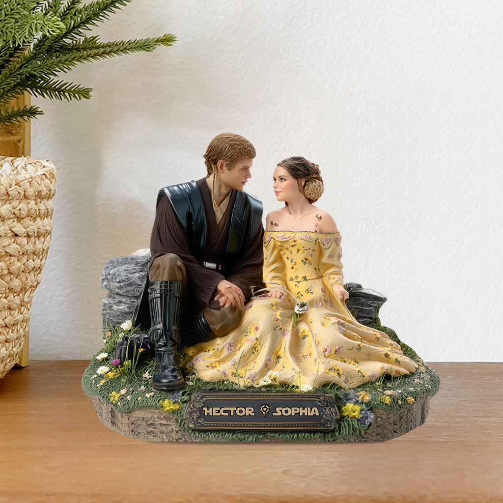 Together, You & I Can Rule The Galaxy - Personalized The Force Custom Shaped Acrylic Plaque