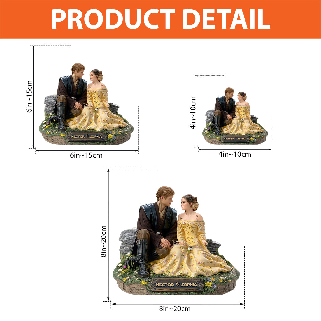 Together, You & I Can Rule The Galaxy - Personalized The Force Custom Shaped Acrylic Plaque