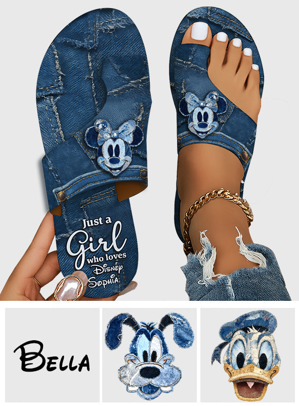 Magical Mouse Ears - Personalized Mouse Open Toe Sandals