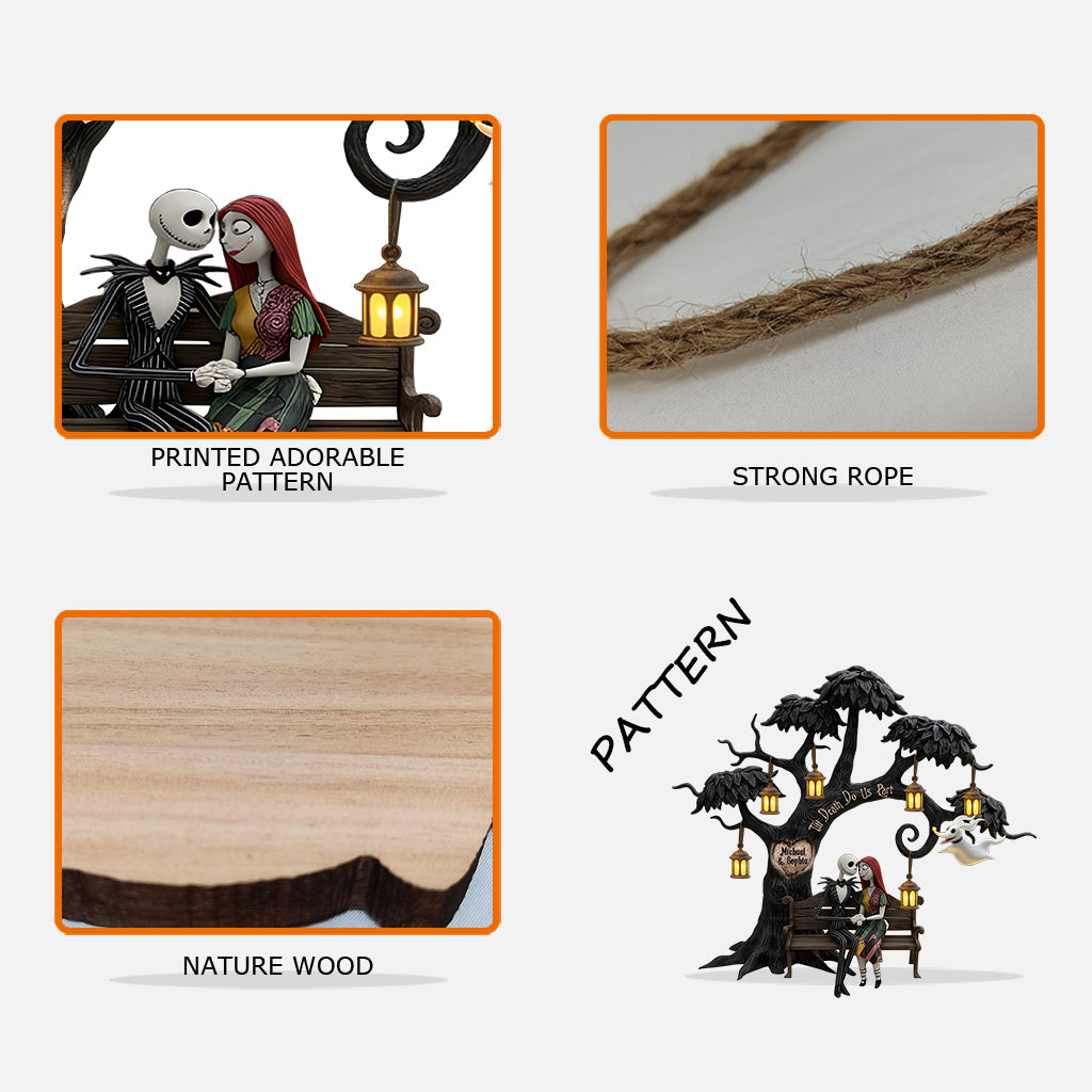 Till Death Do Us Part - Personalized Nightmare Wood Sign