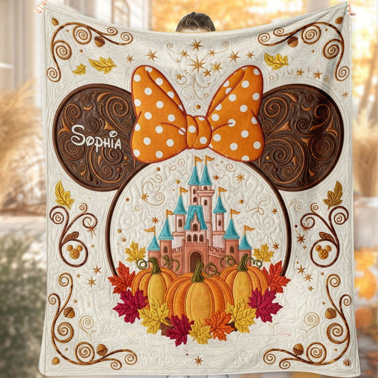 It's The Most Wonderful Time Of The Year - Personalized Mouse Blanket
