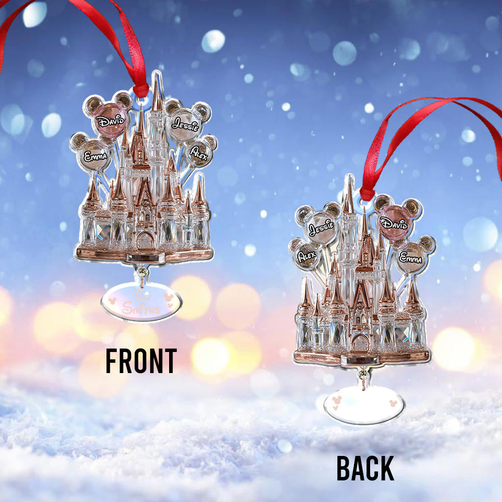 Magical Castle - Personalized Mouse Ornament