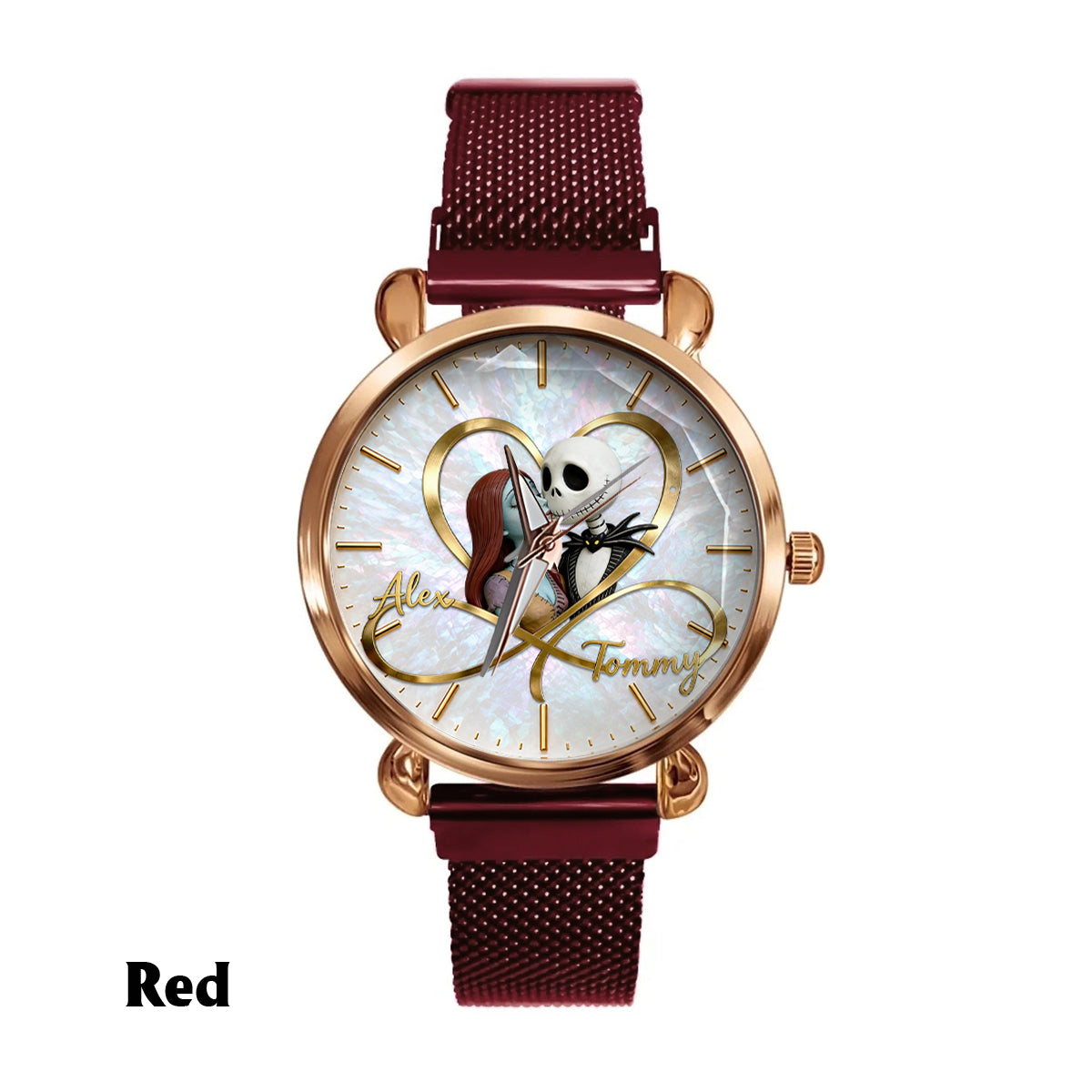 Love You Infinite - Personalized Nightmare Women Hand Watch