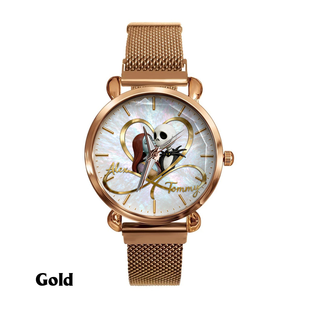 Love You Infinite - Personalized Nightmare Women Hand Watch