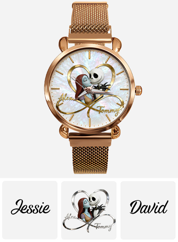 Love You Infinite - Personalized Nightmare Women Hand Watch