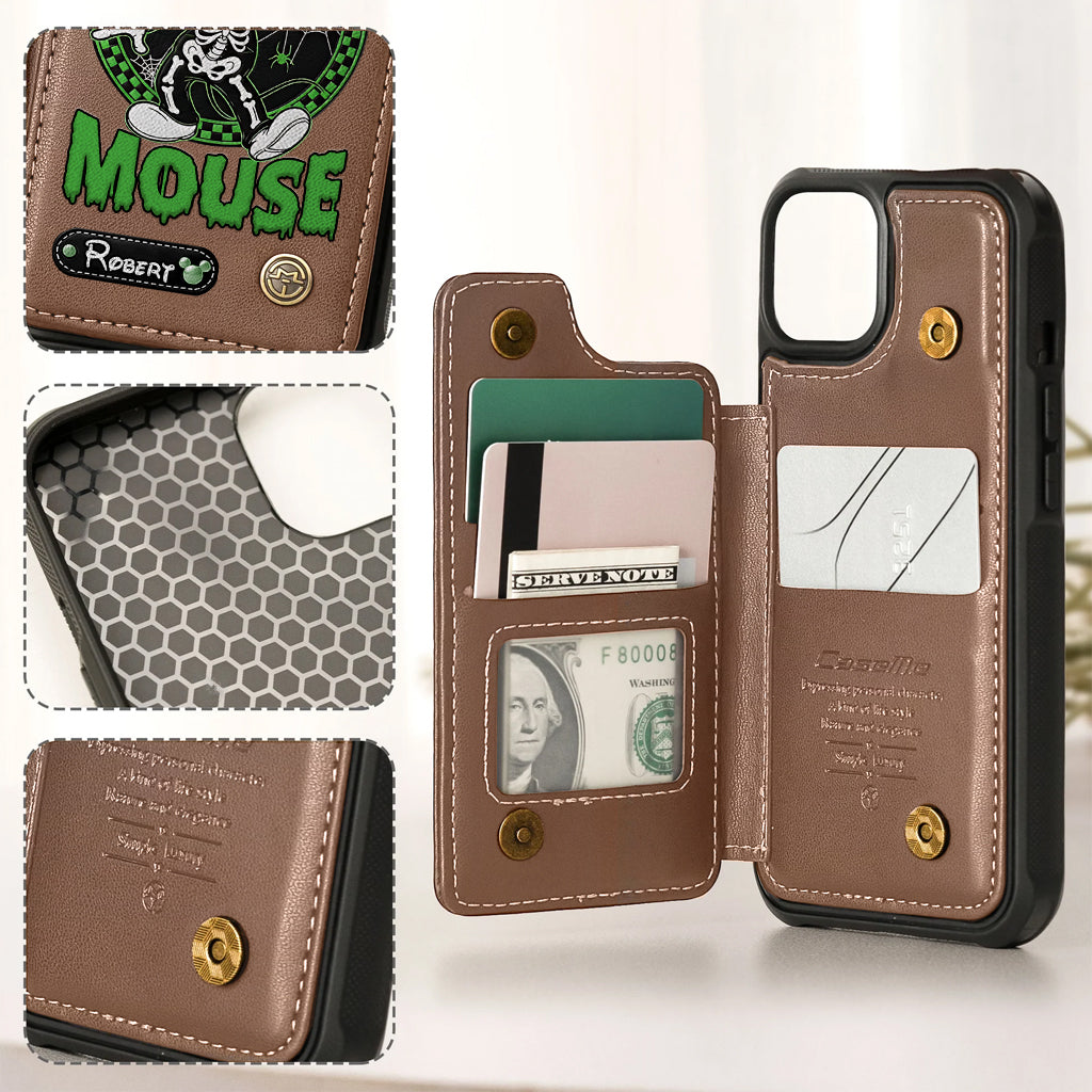 No So Scary Party - Personalized Mouse Wallet Phone Case
