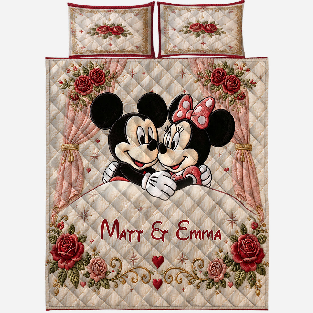 You & Me We Got This - Personalized Mouse Quilt Set