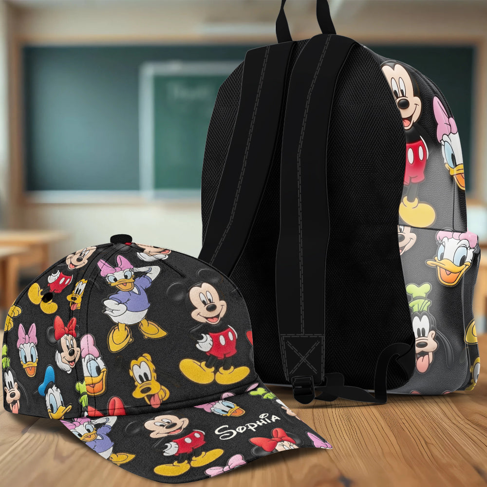 Magical Friends - Personalized Mouse Classic Cap & Backpack