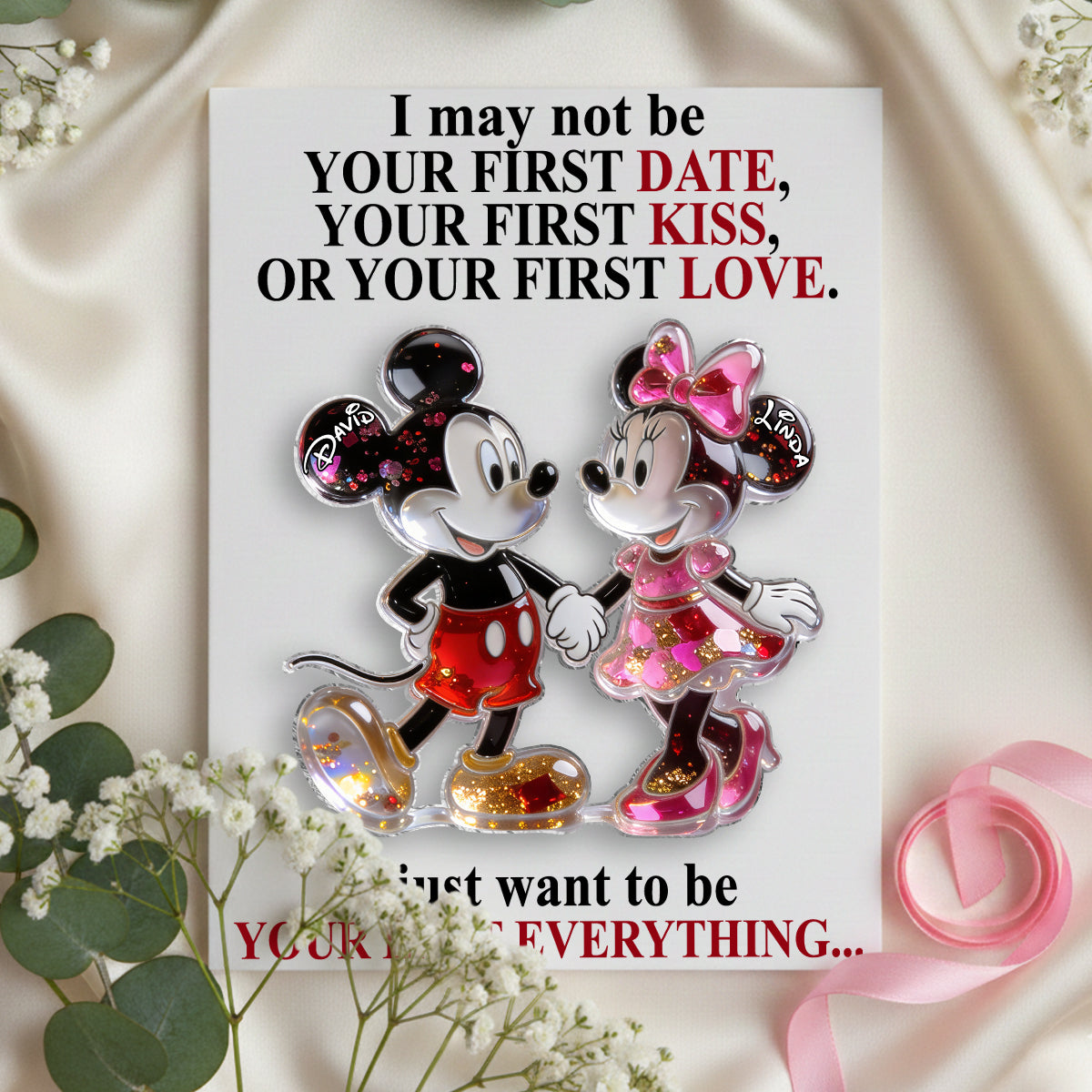 Magical Love - Personalized Mouse Pocket Hug Card