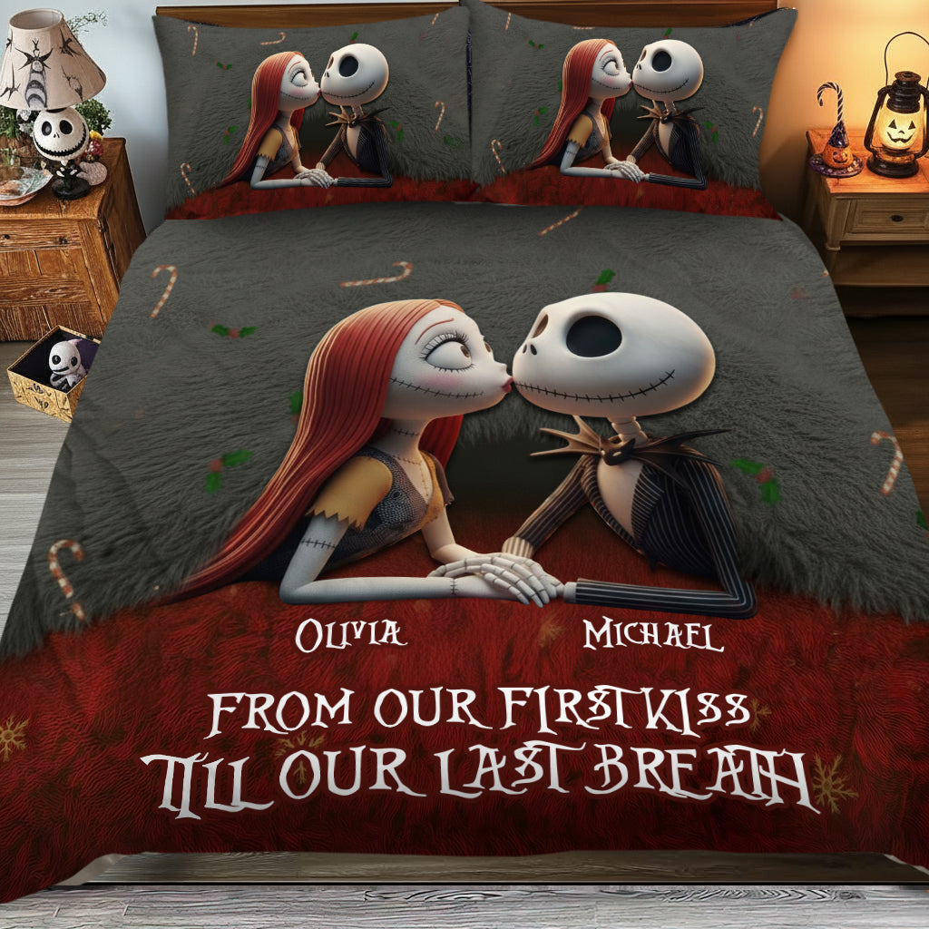From Our First Kiss - Personalized Nightmare Quilt Set