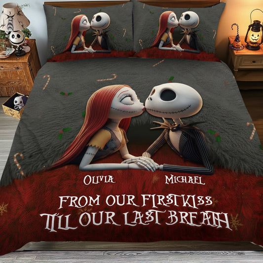 From Our First Kiss - Personalized Nightmare Quilt Set