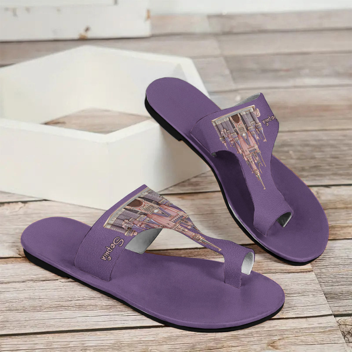 Magical Castle - Personalized Mouse Open Toe Sandals