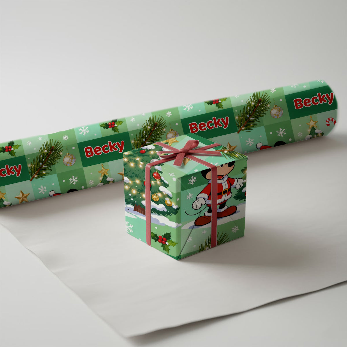 Magical Christmas - Personalized Mouse Wrapping Papers