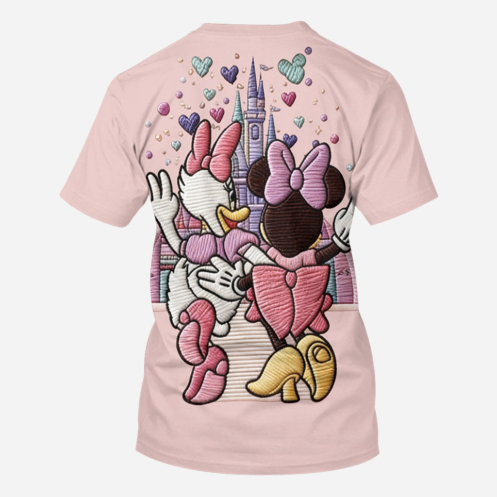 Besties Forever - Personalized Mouse All Over Shirt