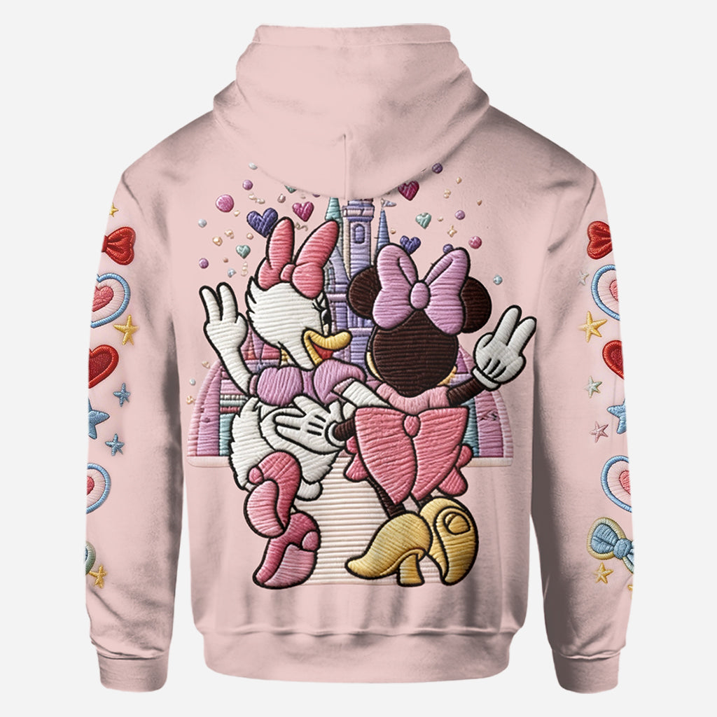 Besties Forever - Personalized Mouse All Over Shirt