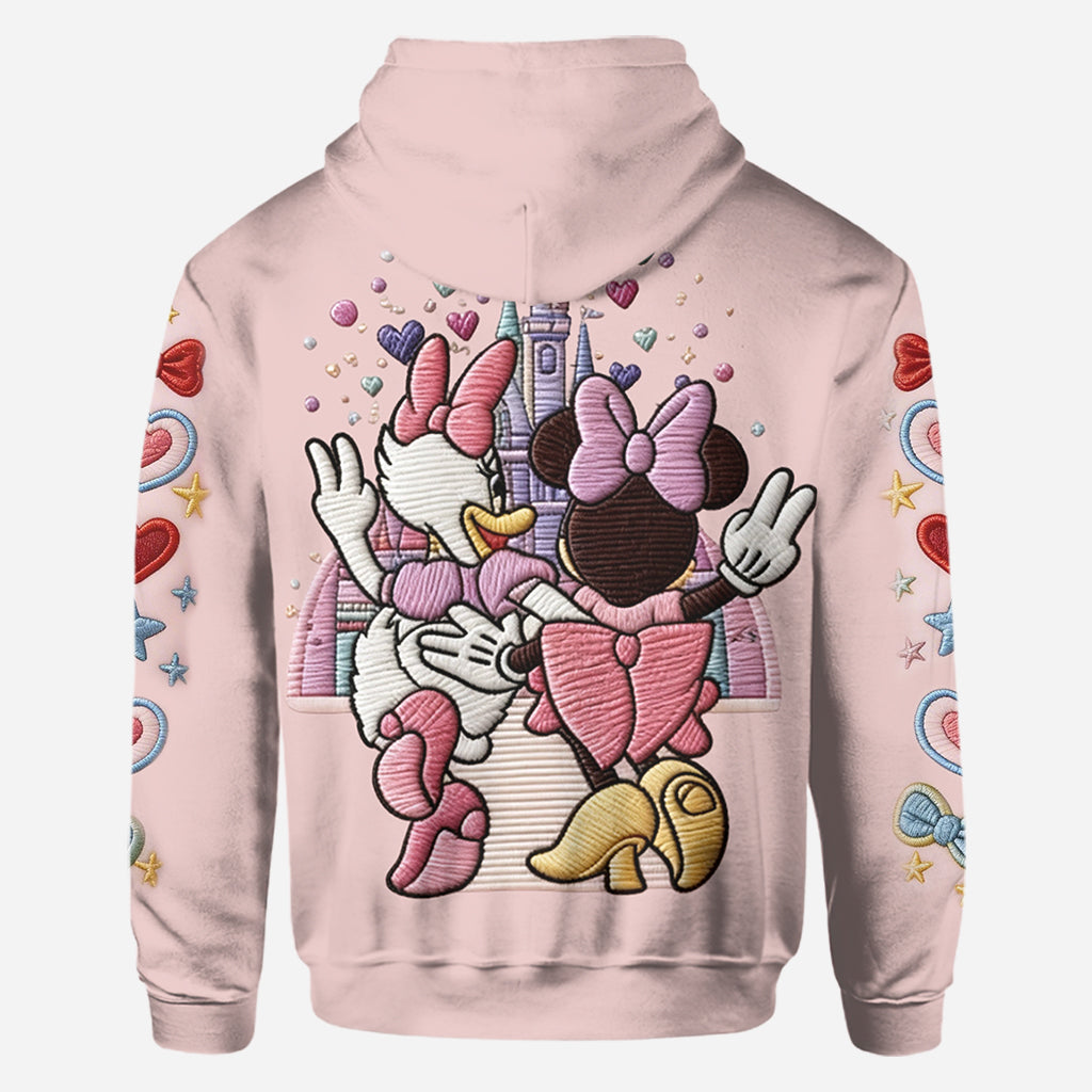 Besties Forever - Personalized Mouse All Over Shirt