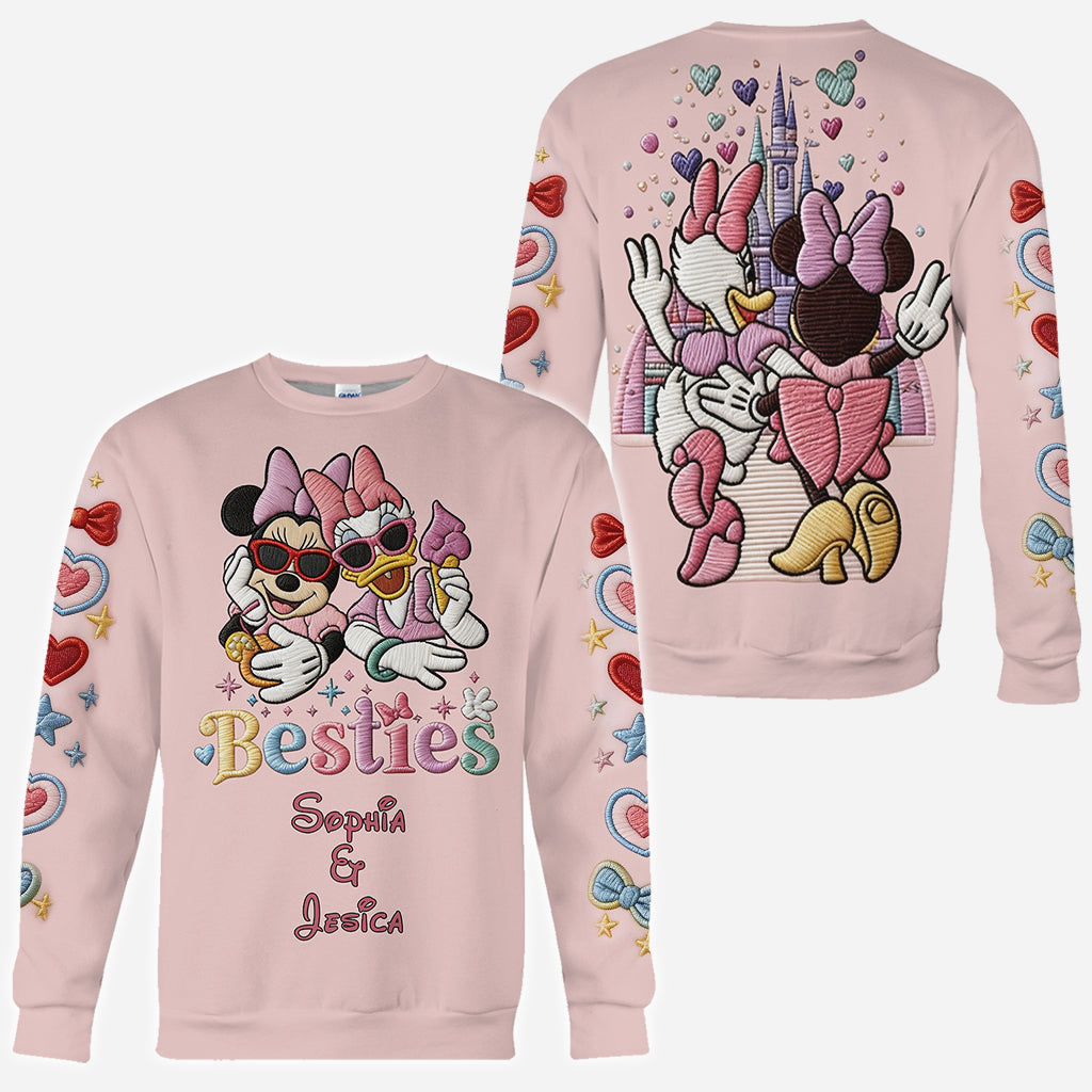Besties Forever - Personalized Mouse All Over Shirt