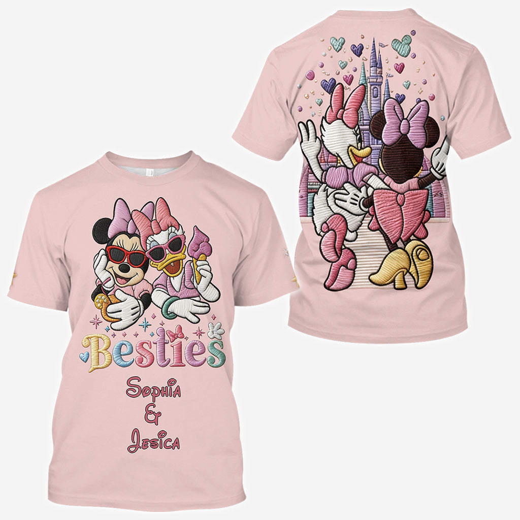Besties Forever - Personalized Mouse All Over Shirt