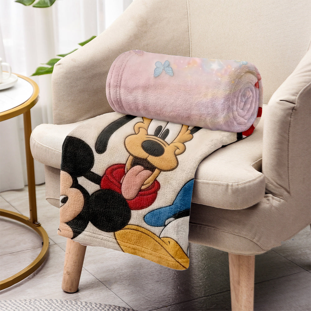 Magical Friends - Personalized Mouse Blanket