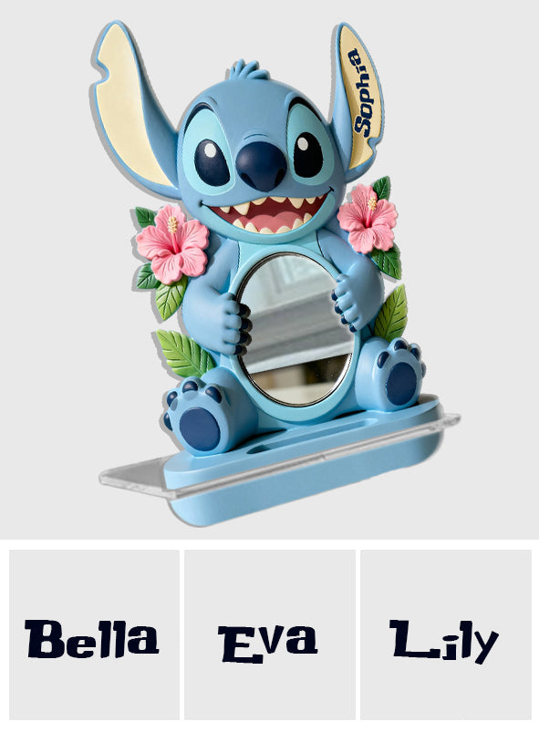 Blue Ohana - Personalized Ohana Desk Mirror