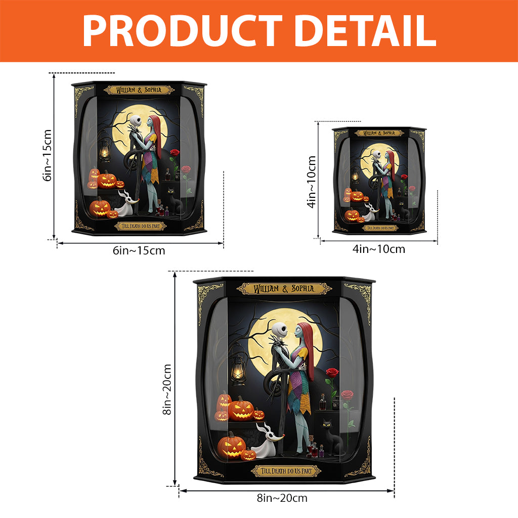 Till Death Do Us Part - Personalized Nightmare Custom Shaped Acrylic Plaque