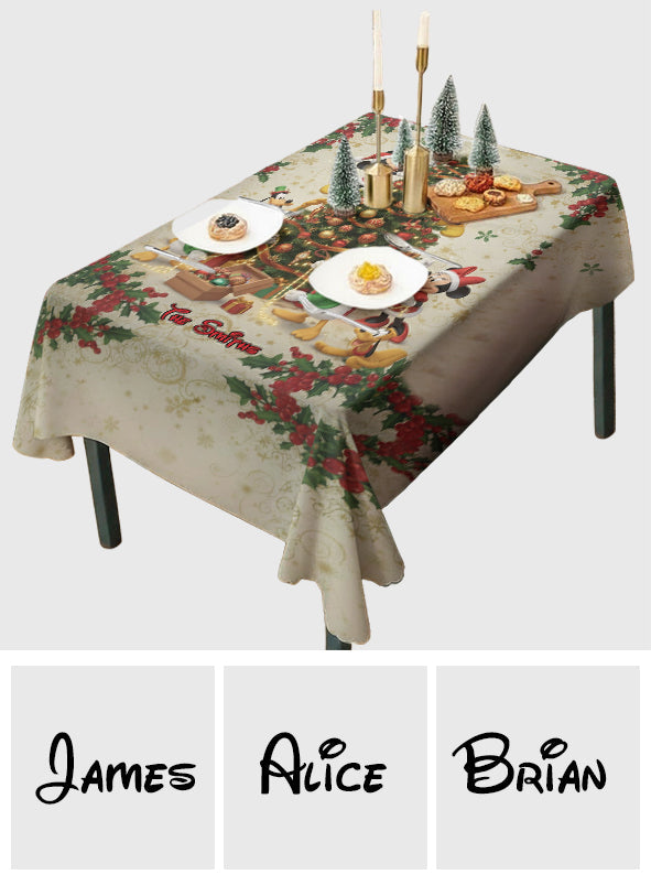 Magic Family - Personalized Mouse Table Cloth Cover