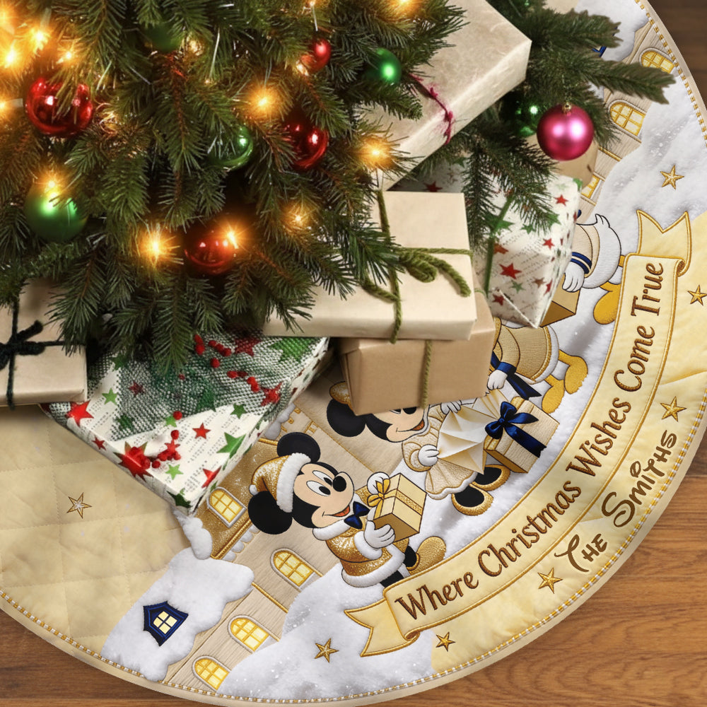 Magical Time Of The year - Personalized Mouse Shaped Tree Skirt