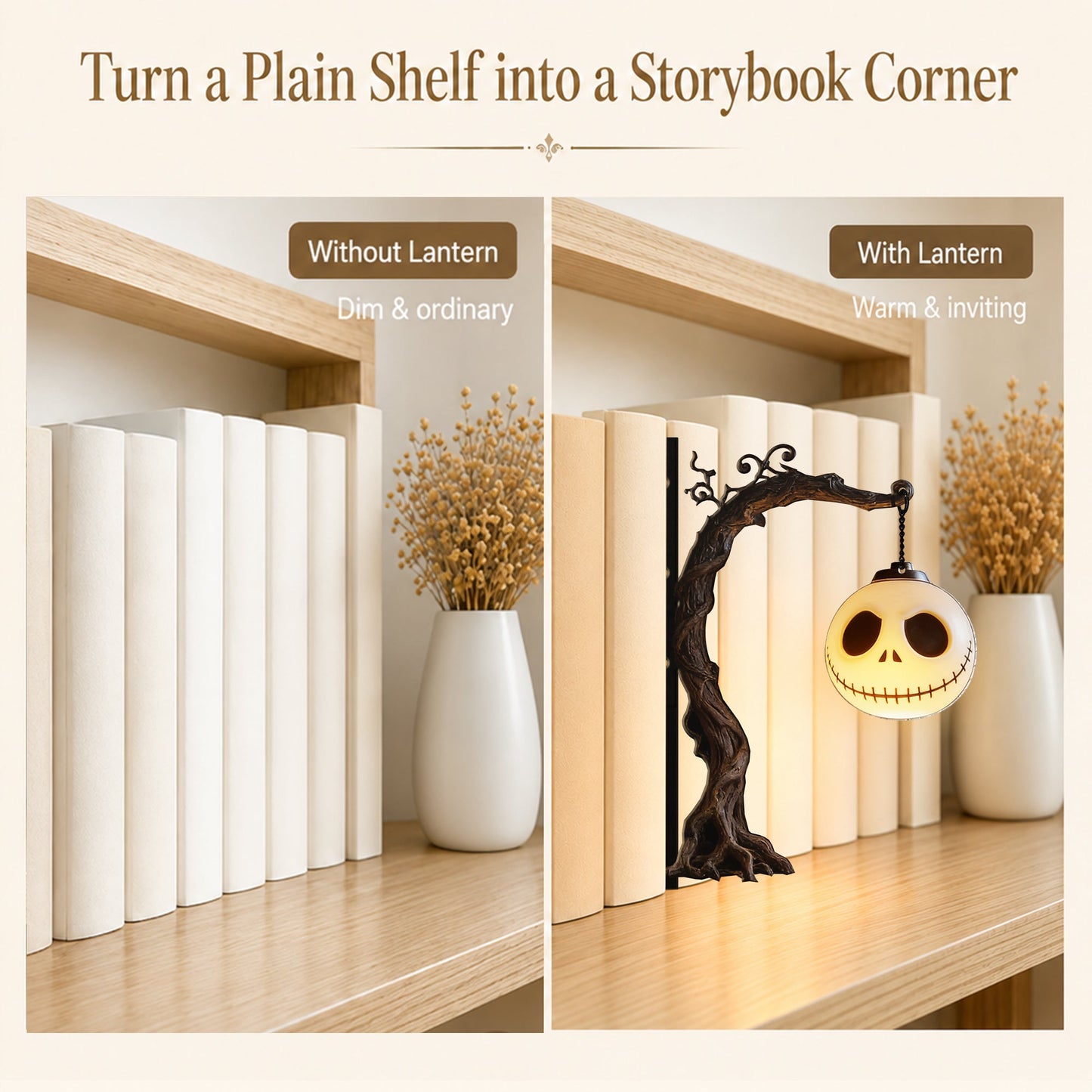 Nightmare - Personalized Nightmare Bookshelf Lamp