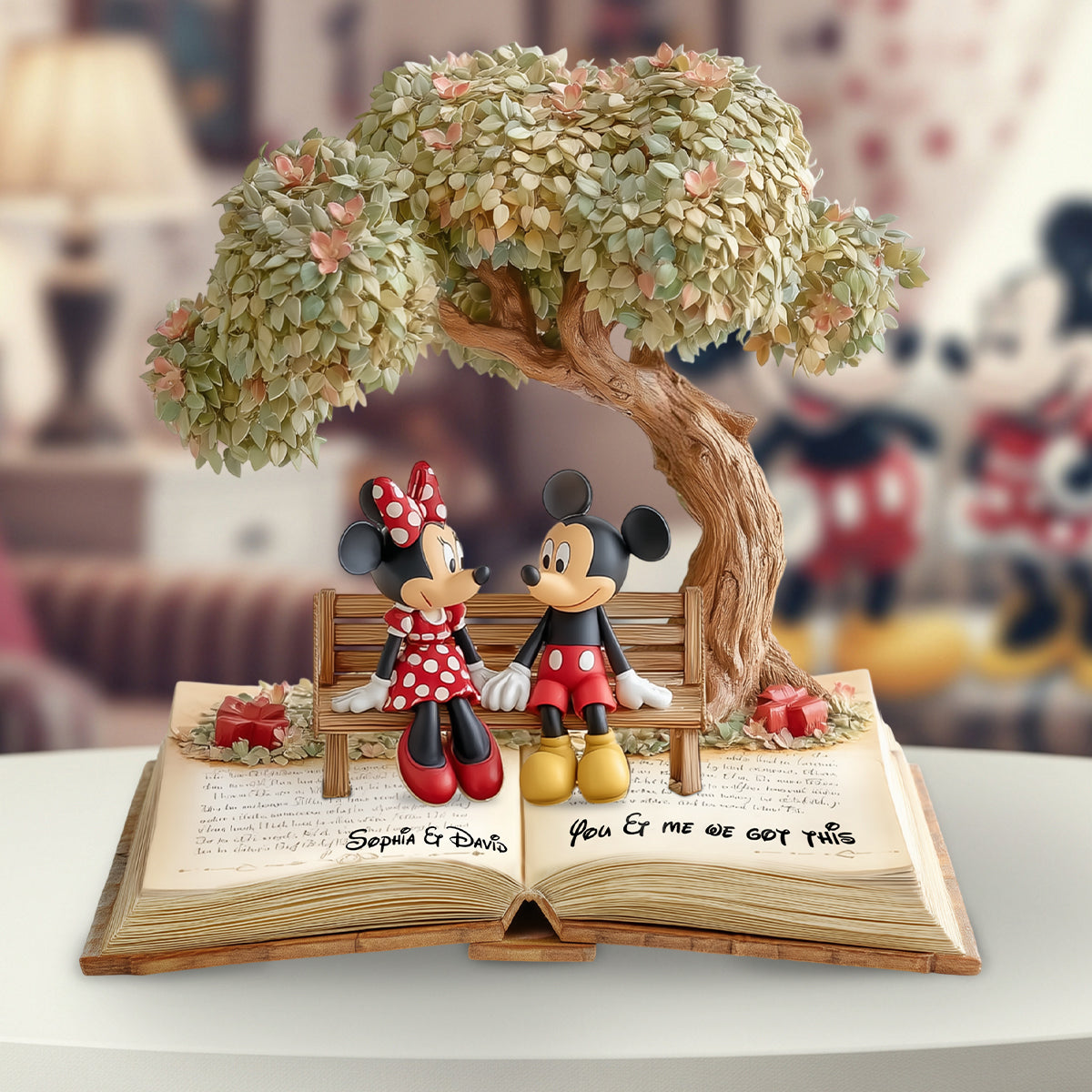 You And Me We Got This - Personalized Mouse Custom Shaped Acrylic Plaque