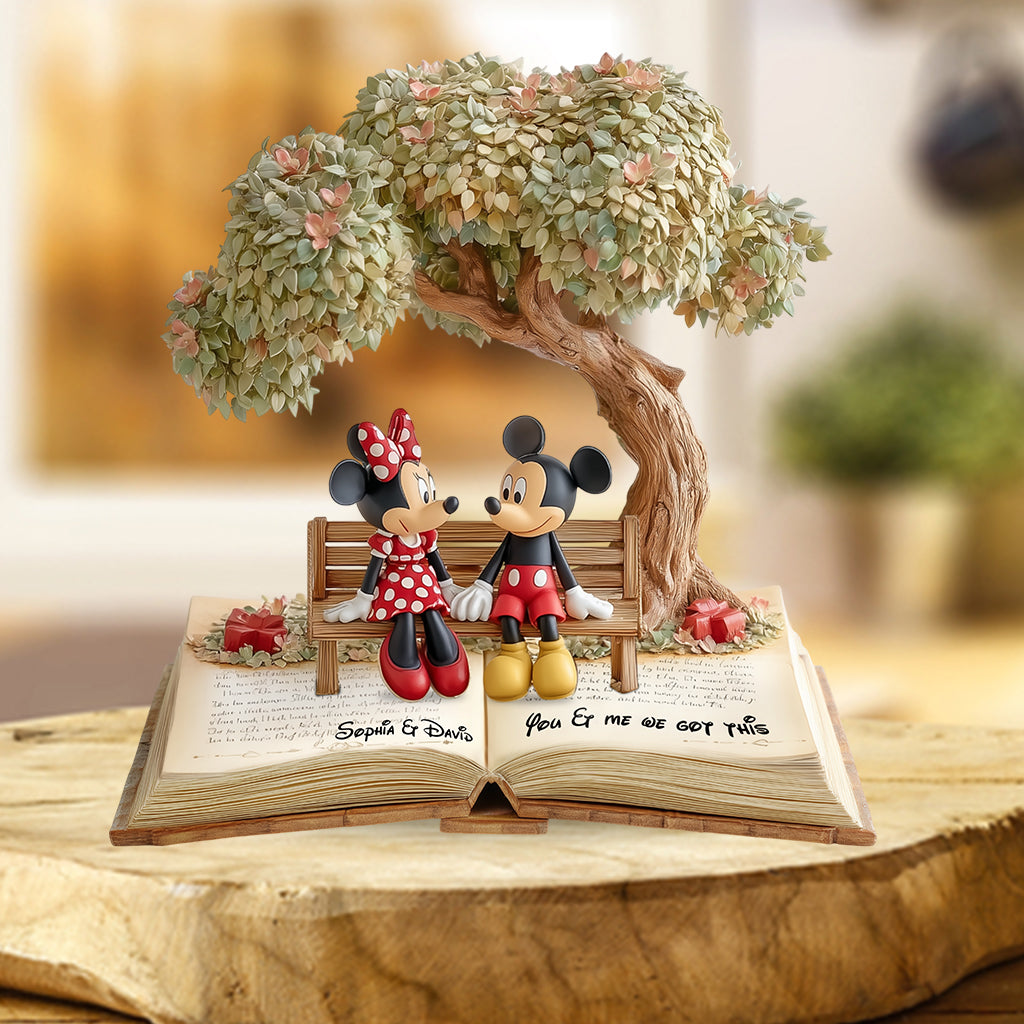 You And Me We Got This - Personalized Mouse Custom Shaped Acrylic Plaque