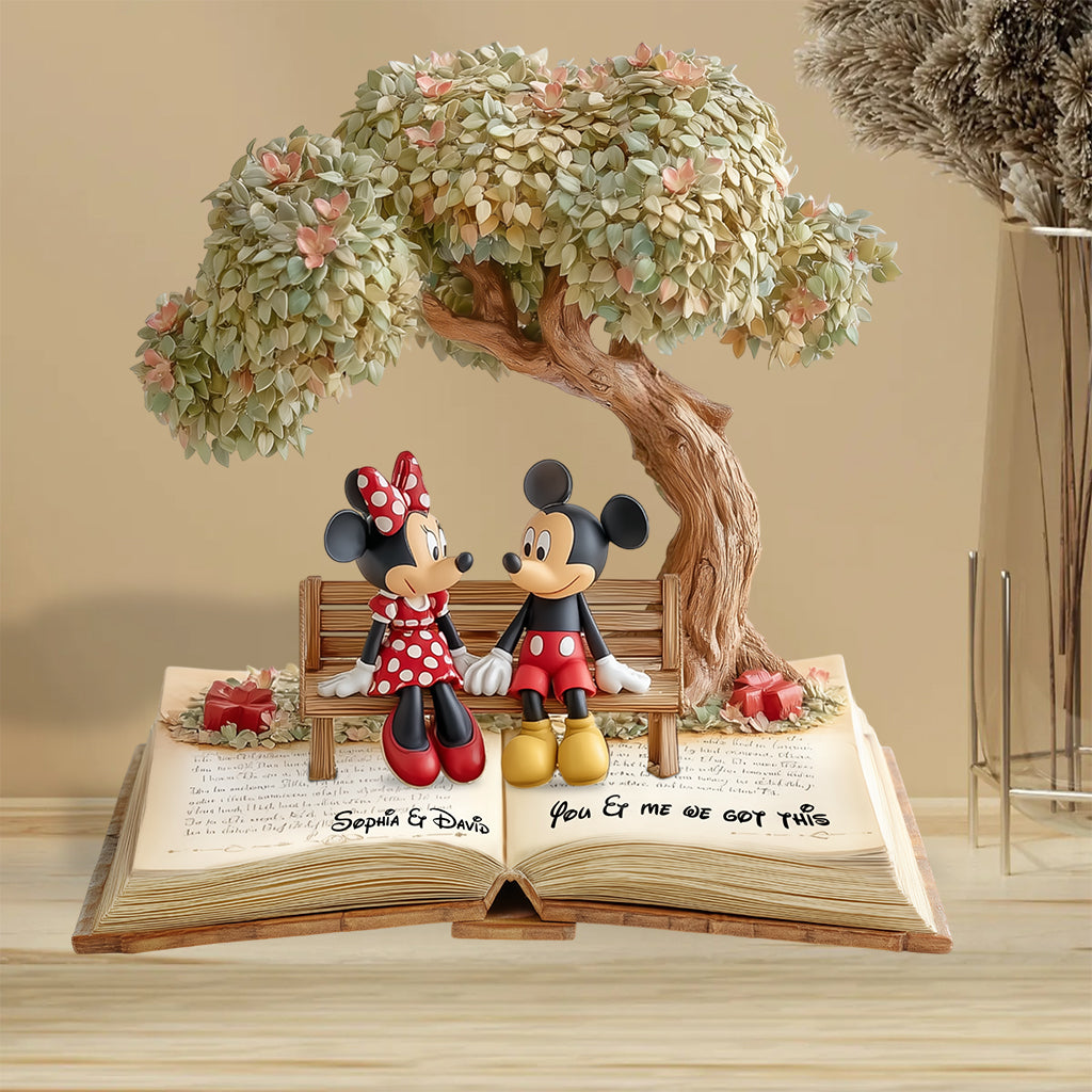 You And Me We Got This - Personalized Mouse Custom Shaped Acrylic Plaque