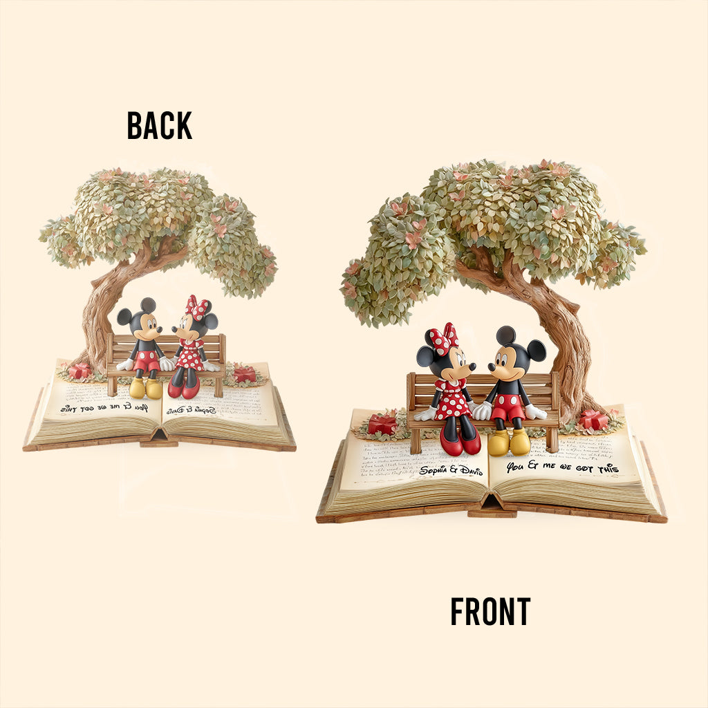 You And Me We Got This - Personalized Mouse Custom Shaped Acrylic Plaque