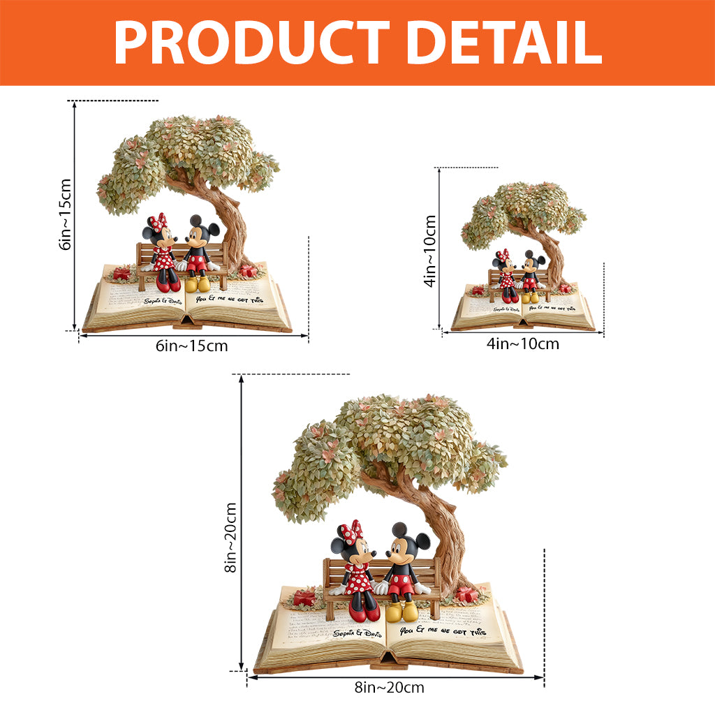 You And Me We Got This - Personalized Mouse Custom Shaped Acrylic Plaque