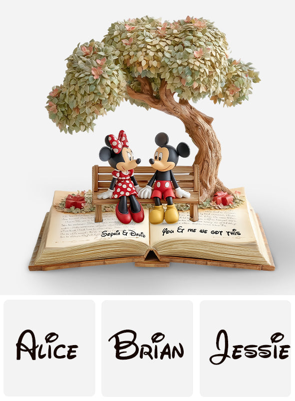 You And Me We Got This - Personalized Mouse Custom Shaped Acrylic Plaque