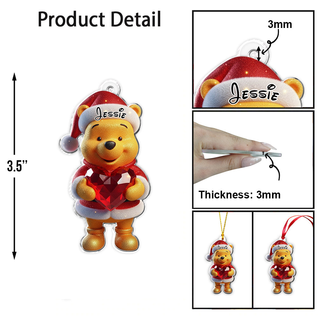 Merry Christmas - Personalized Mouse Ornament