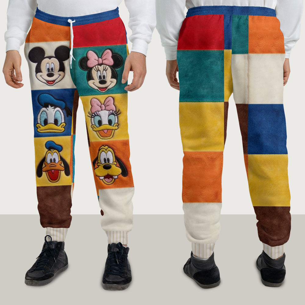 Retro Mouse & Friends - Personalized Mouse Kid Hoodie & Kid Jogger Sweatpants