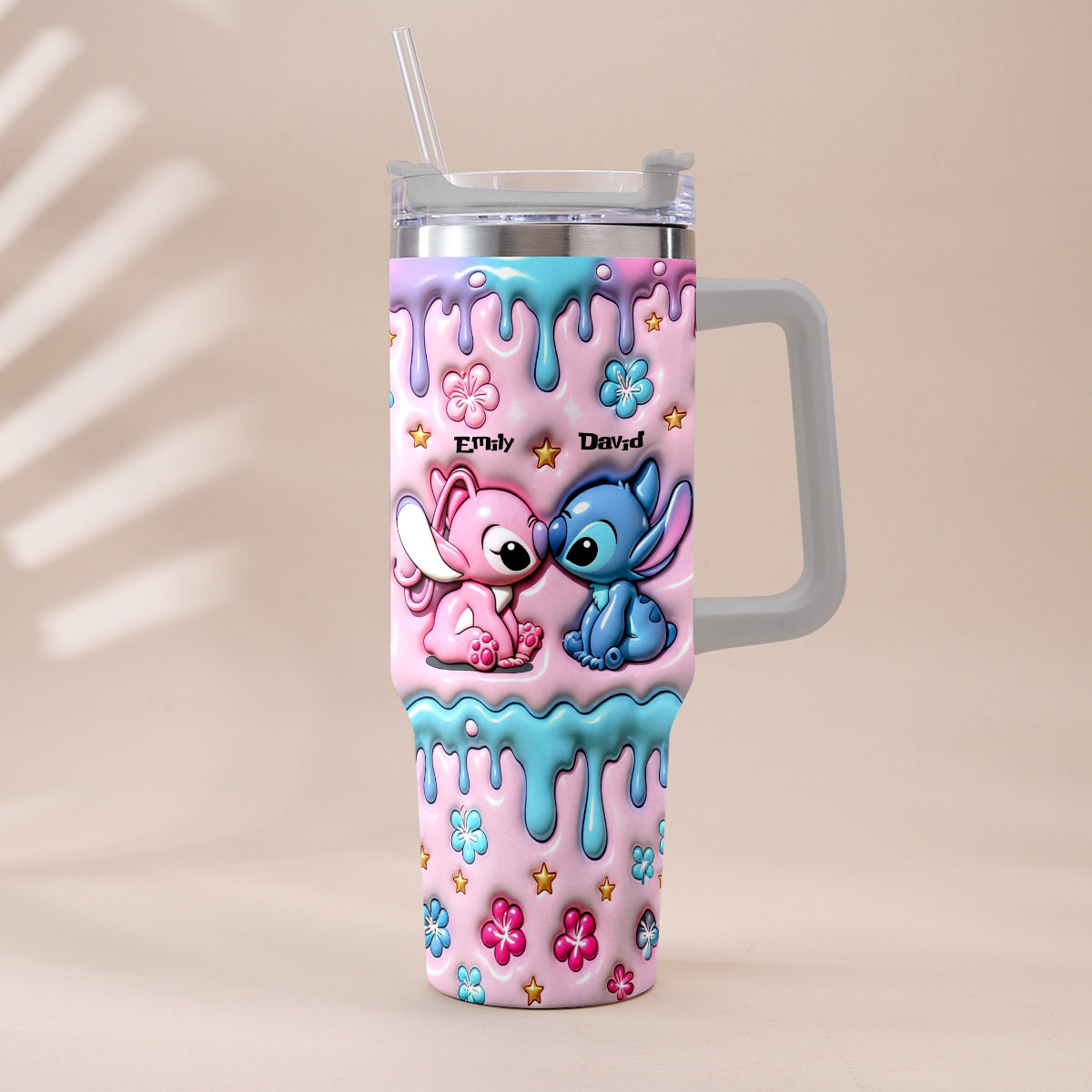 I'm Yours No Returns Or Refunds - Personalized Ohana Tumbler With Plush Charm