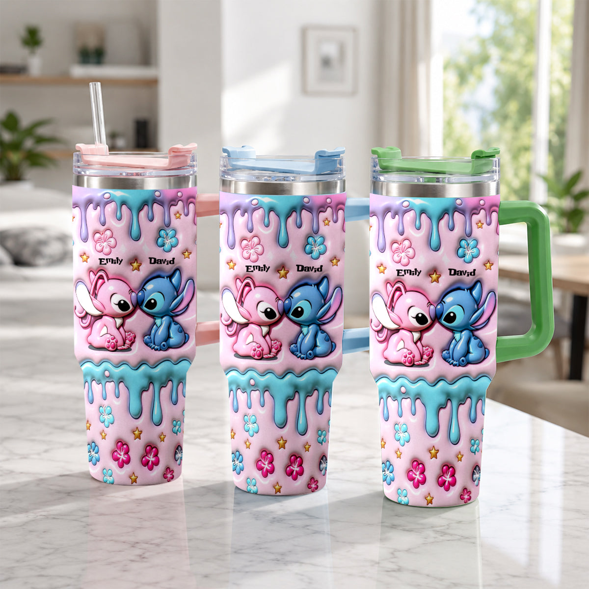 I'm Yours No Returns Or Refunds - Personalized Ohana Tumbler With Plush Charm