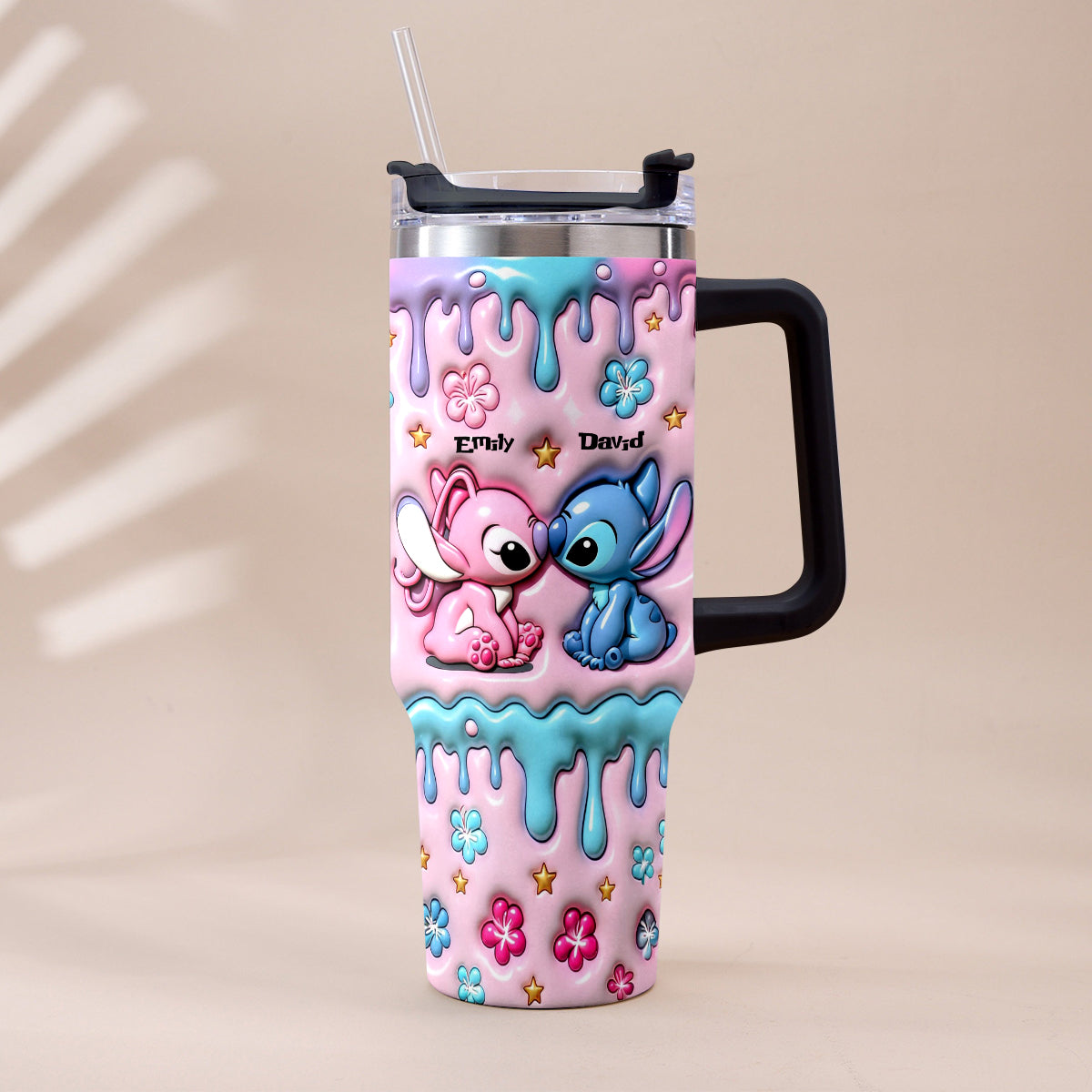 I'm Yours No Returns Or Refunds - Personalized Ohana Tumbler With Plush Charm