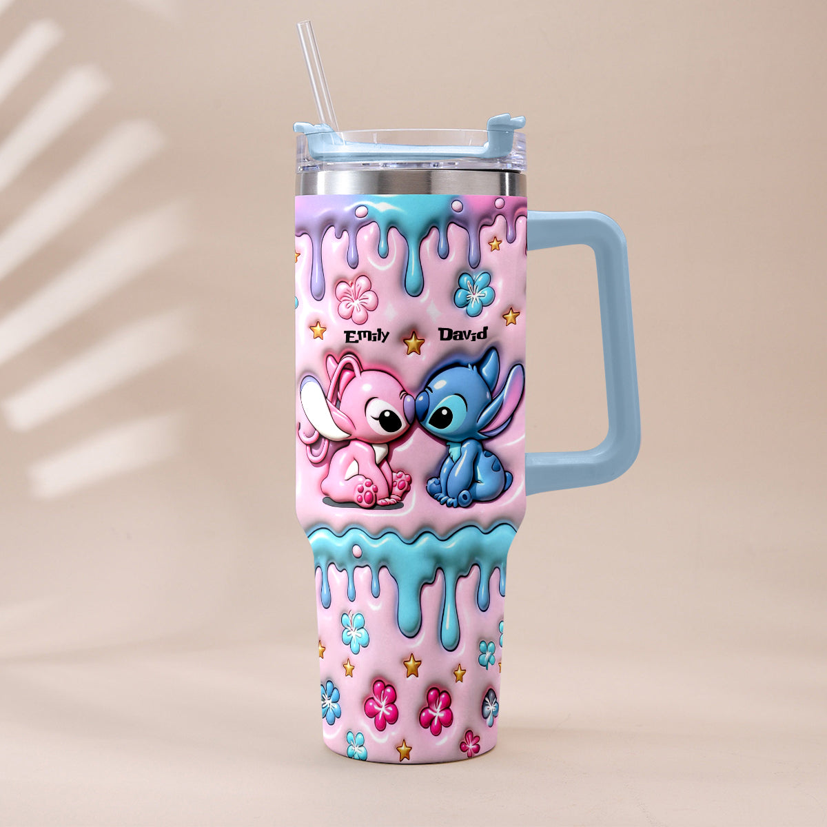 I'm Yours No Returns Or Refunds - Personalized Ohana Tumbler With Plush Charm