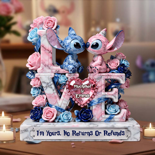 I'm Yours - Personalized Ohana Custom Shaped Acrylic Plaque