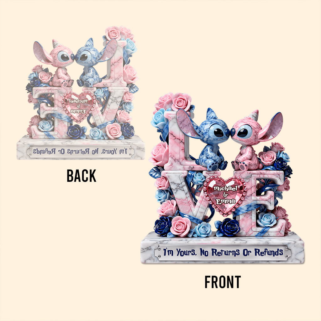 I'm Yours - Personalized Ohana Custom Shaped Acrylic Plaque