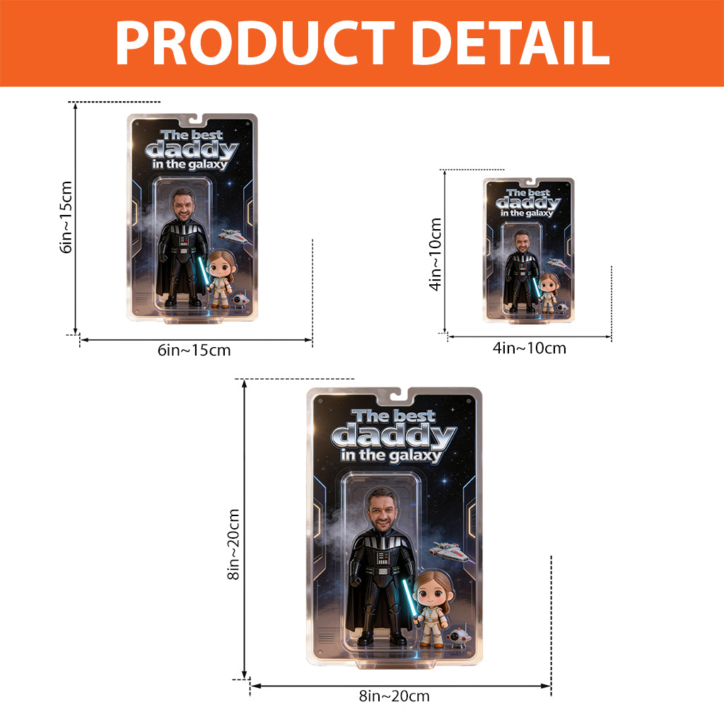 Gift for Dad, Best Dad In The Galaxy, Drive Safe Dad - Personalized The Force Custom Shaped Acrylic Plaque